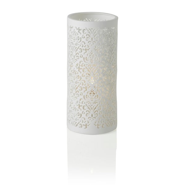 Porcelāna galda lampa Brandani Jacquard, augstums 28 cm