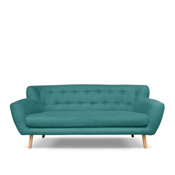 Zaļganzils dīvāns Cosmopolitan Design London, 192 cm
