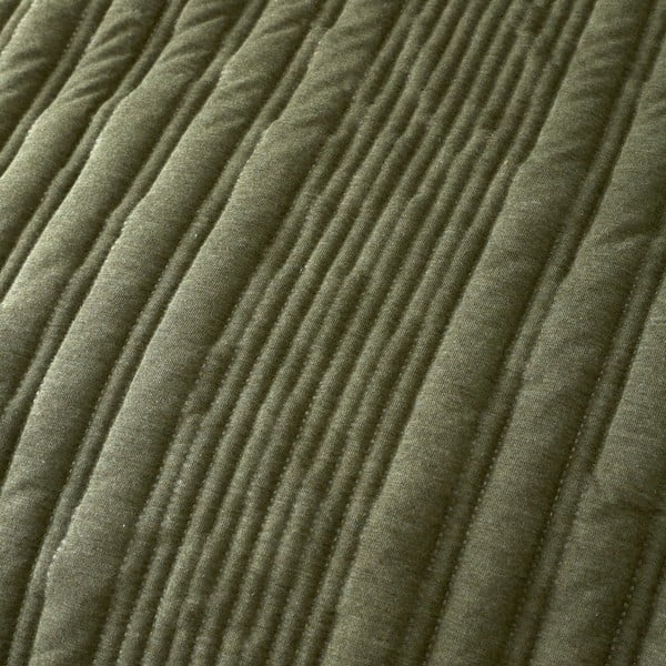 Haki divguļamā gultas veļa 200x200 cm Tamba Stripe – Pineapple Elephant-image-3