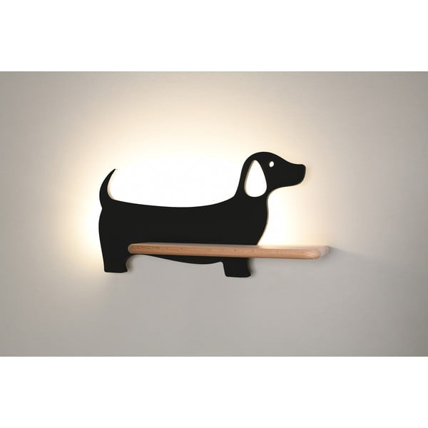 Melns bērnu gaismeklis Dog – Candellux Lighting-image-3