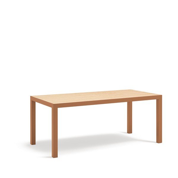 Ēdamgalds ar ozola masīvkoka galda virsmu 75x180 cm Alma – Teulat-image-2