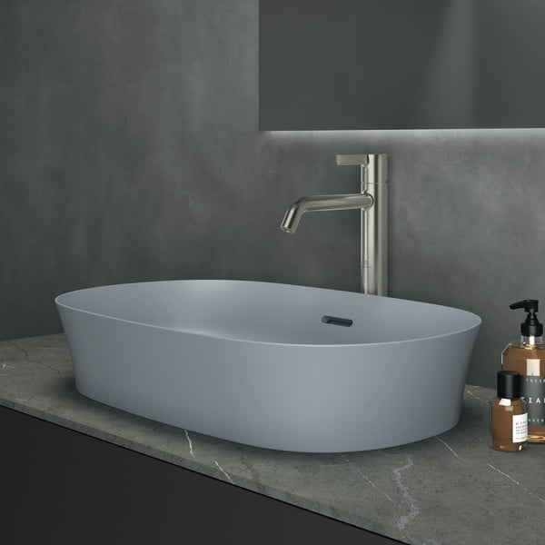 Gaiši zila keramikas izlietne 60x38 cm Ipalyss – Ideal Standard-image-1
