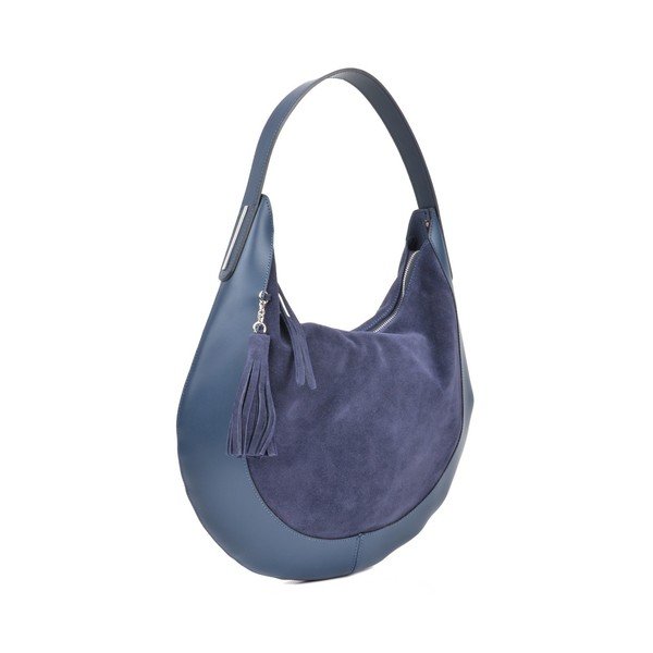 Zila ādas somiņa Isabella Rhea Moon Blu-image-1