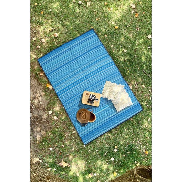 Zils piknika pleds 150x210 cm – Oyo Concept-image-1