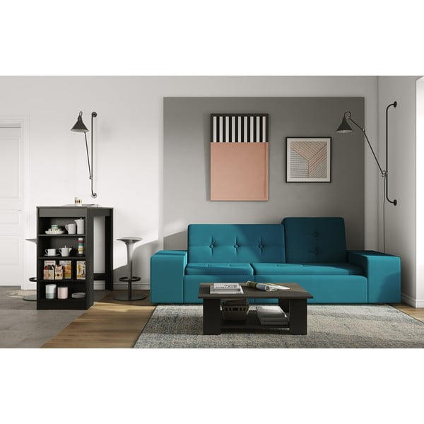 Bāra galds ar betona imitācijas galda virsmu 50x115 cm Aravis – TemaHome-image-1