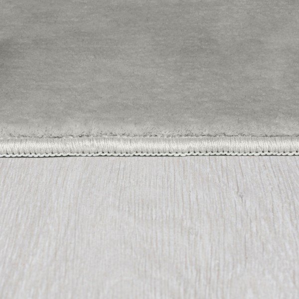 Gaiši pelēks apaļš paklājs 133x133 cm – Flair Rugs-image-4