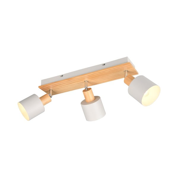 Balta/dabīga toņa prožektora tipa lampa ø 9 cm Shanti – Trio-image-1