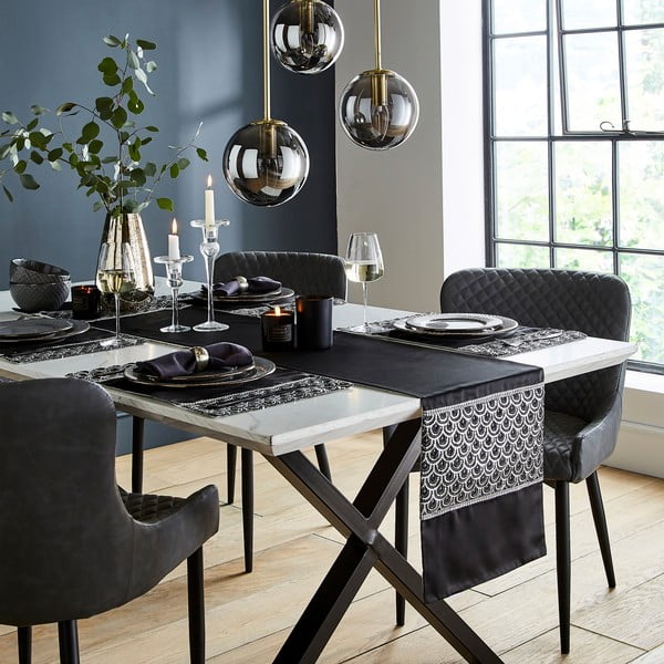 Tekstila galda paliktņi (4 gab.) 30x46 cm Deco Sequin – Catherine Lansfield-image-3