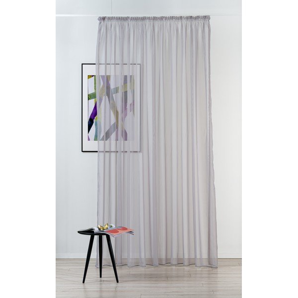 Pelēks dienas aizkars 140x245 cm Voile – Mendola Fabrics-image-2