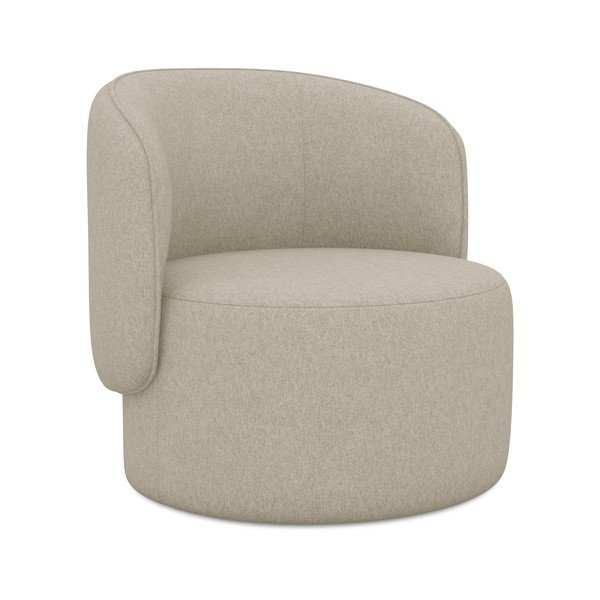 Bēšs atpūtas krēsls Ipo – Makamii