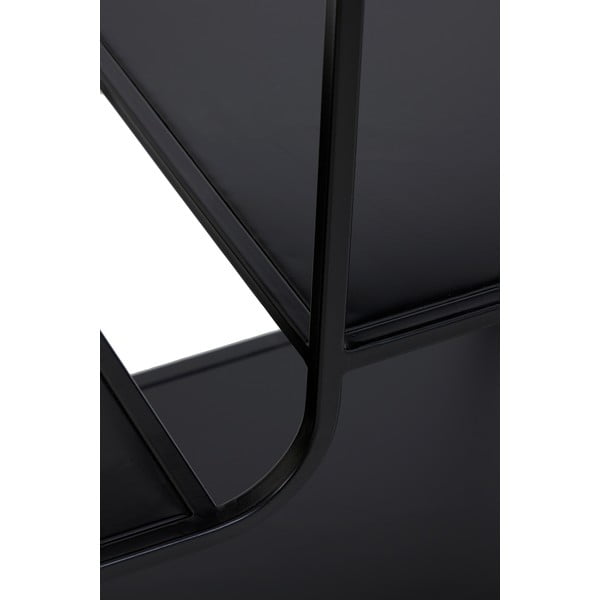 Melns metāla grāmatplaukts 141x81,5 cm Winston – Light & Living-image-1