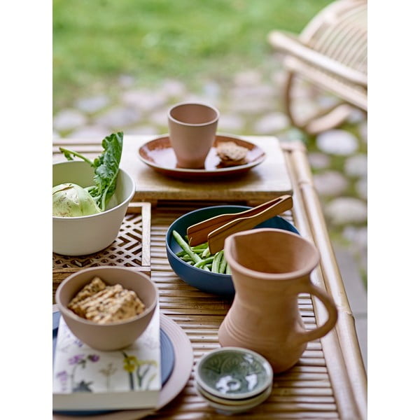 Sarkanīgi brūns keramikas deserta šķīvis Bloomingville Rani, ø 20 cm-image-2