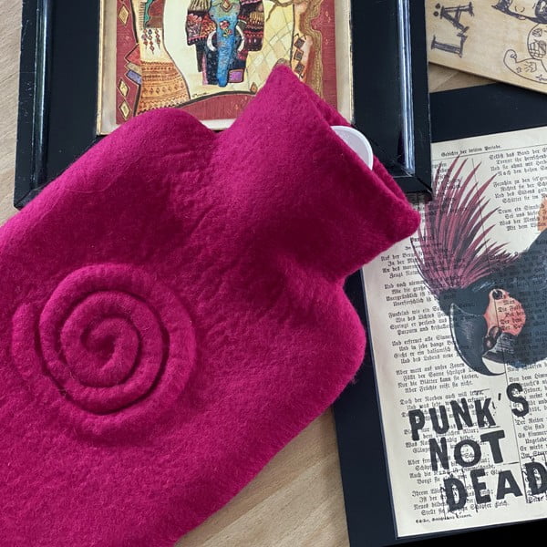 Termofors ar 100% merino vilnas pārvalku Classic - Hugo Frosch-image-2