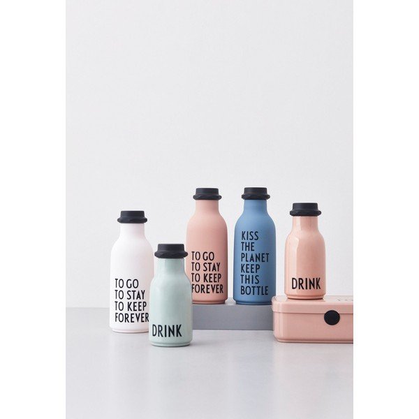 Rozā bērnu pudelīte Design Letters Drink, 330 ml-image-4