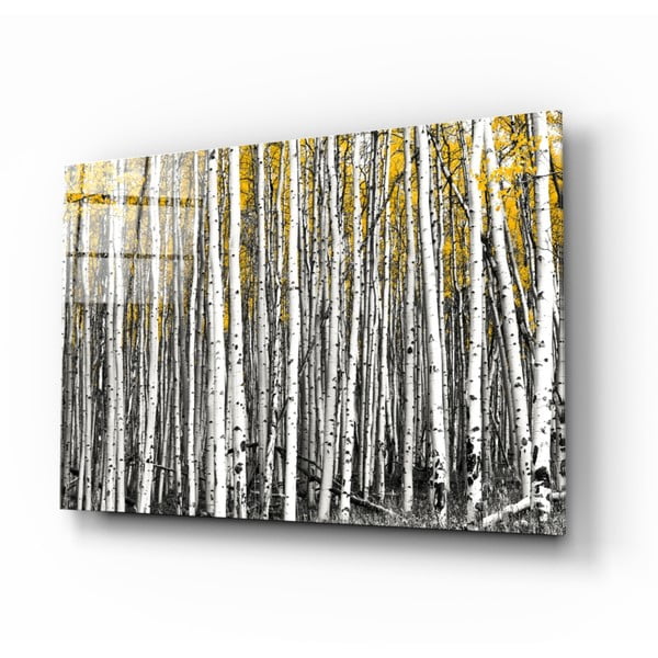 Stikla glezna Insigne Yellow Forest, 110 x 70 cm