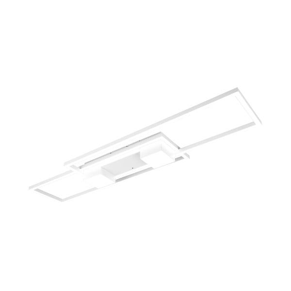 Balta LED griestu lampa ar tālvadību/ar regulējamu spilgtumu 28x100 cm Albany – Trio-image-1