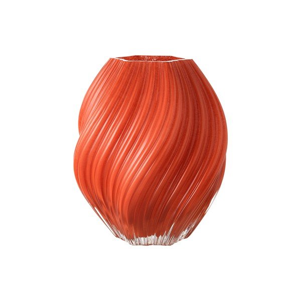 Ķieģeļu sarkana rokām darināta vāze (augstums 23 cm) Selma – Ellos Home
