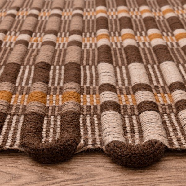 Brūns ar rokām darināts paklājs 160x230 cm – Asiatic Carpets-image-4