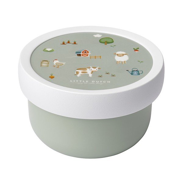 Bērnu pusdienu kārba ar dakšu Little farm – Mepal