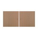 Ozolkoka imitācijas durvis moduļu plauktu sistēmai (2 gab.) 32x33 cm Mistral Kubus – Hammel Furniture