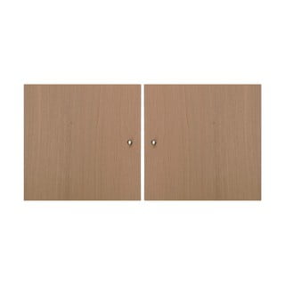 Ozolkoka durvis moduļu plauktu sistēmai 2 gab. 32x33 cm Mistral Kubus - Hammel Furniture