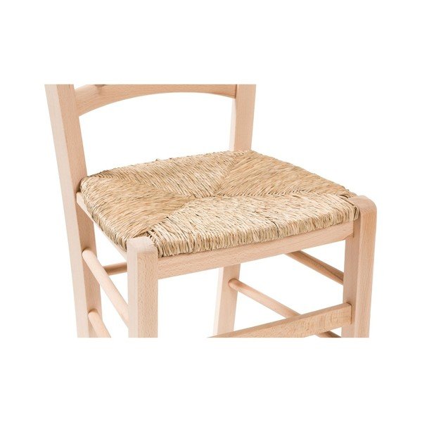 Gaiši brūns dižskābarža koka krēsls Biscottini Alis-image-3