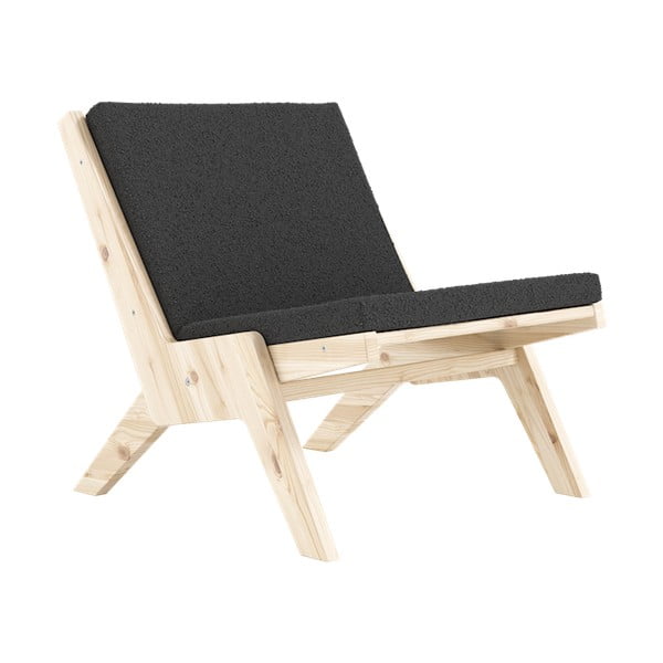 Tumši pelēks atpūtas krēsls Sway – Karup Design