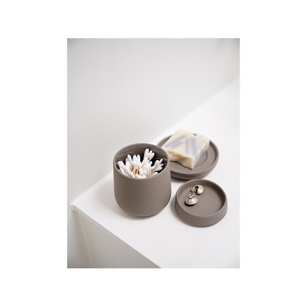 Brūns porcelāna ziepju trauks Nova One – Zone-image-1