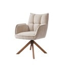 Krēmkrāsas polsterēti ēdamistabas krēsli (2 gab.) Marilla – Unique Furniture