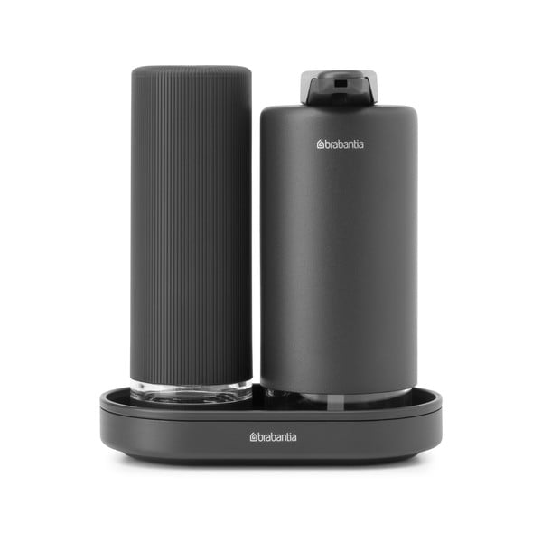 Pelēks plastmasas mazgāšanas līdzekļu turētājs SinkStyle – Brabantia-image-3