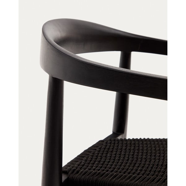 Melni pusdienu krēsli (4 gab.) Ydalia – Kave Home-image-4