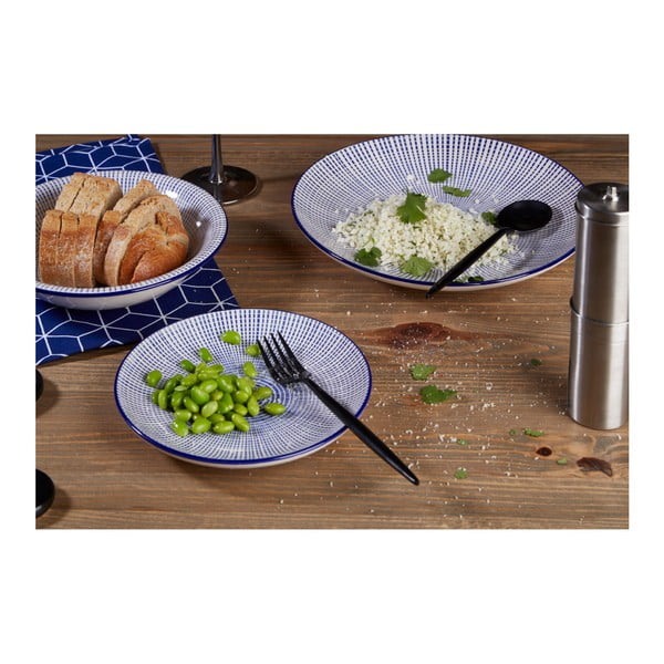 12 daļīgs keramikas šķīvju komplekts Premier Housewares Maya-image-3