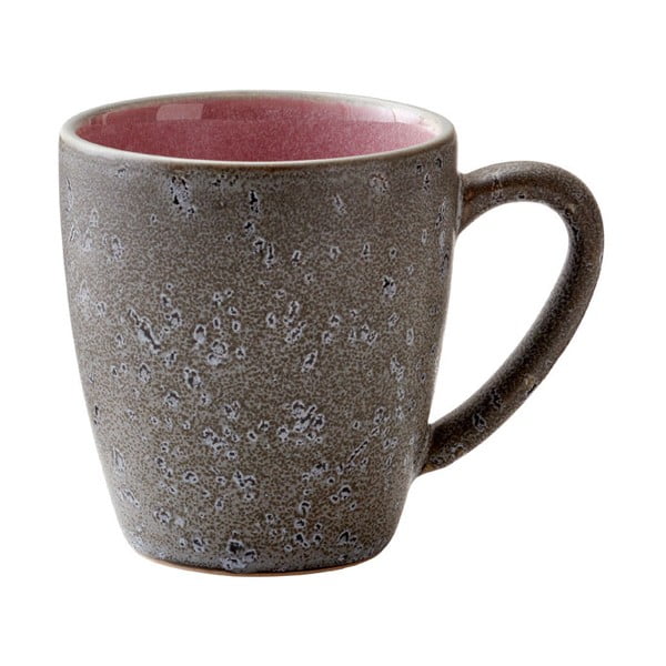 Pelēka un rozā keramikas krūze Bitz Mensa, 190 ml