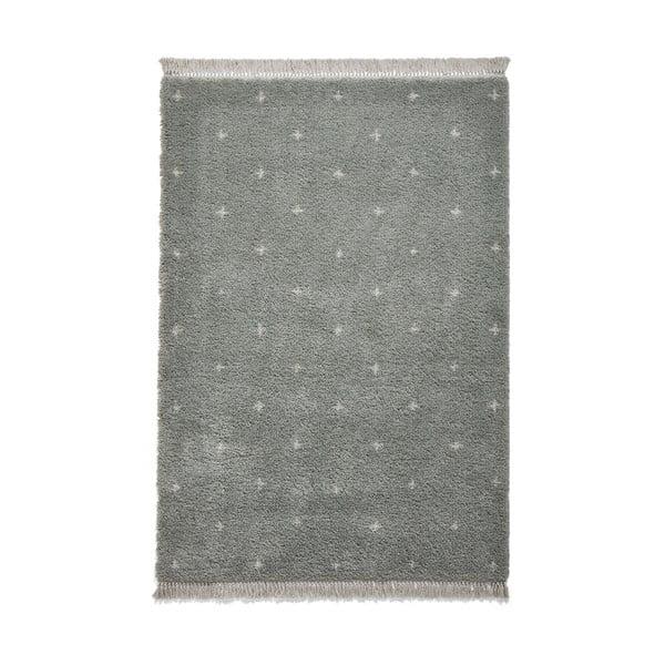 Piparmētru zaļš paklājs Think Rugs Boho Dots, 160 x 220 cm