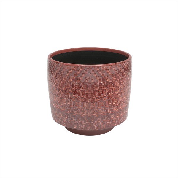 Keramikas ar rokām radīts puķu poda apvalks ø 21 cm Minerva – Artevasi-image-2