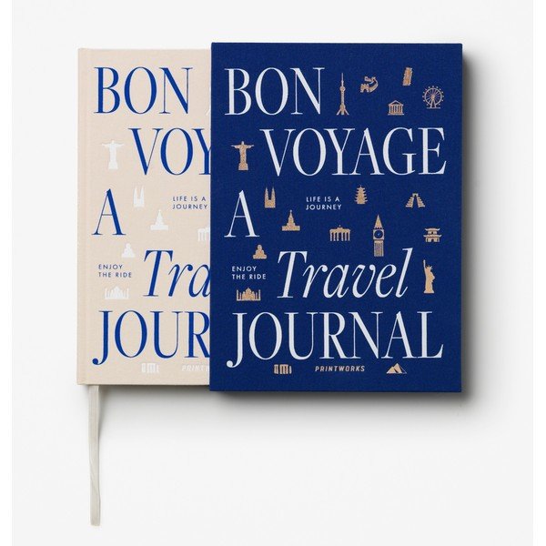Pierakstu klade 104 lpp. Bon Voyage Travel Journal – Printworks