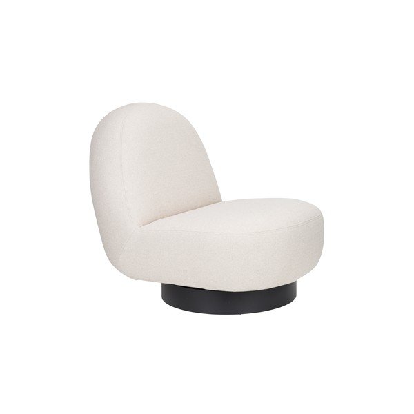 Krēmkrāsas grozāms atpūtas krēsls Eden – Zuiver