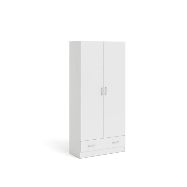 Balts drēbju skapis 79x170 cm Space – Tvilum-image-2