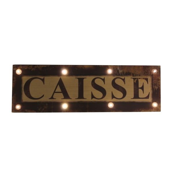 Izgaismota zīme Antic Line Caisse