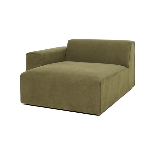 Zaļš velveta dīvāna stūra modulis Scandic Sting, kreisais stūris-image-2