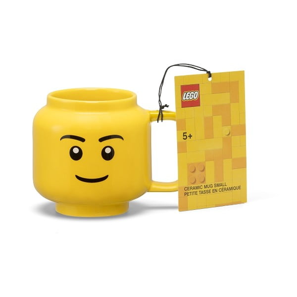 Dzeltena keramikas krūze bērniem 255 ml Head – LEGO®-image-3