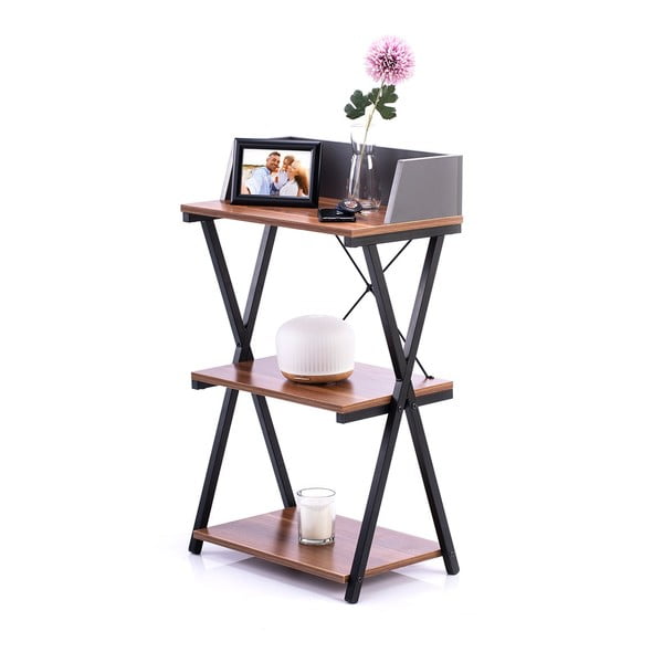 Darba galds ar valrieksta koka imitācijas galda virsmu 30x50 cm Hexe – Homede-image-3