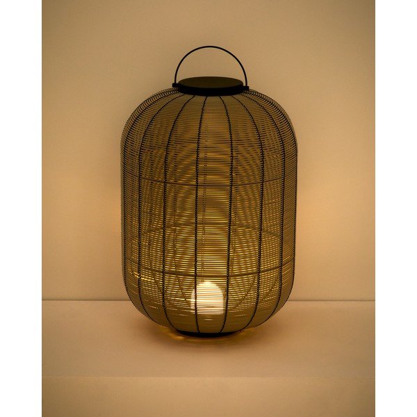 Pelēkbrūna LED laterna ar USB (augstums 55 cm) Saranella – Kave Home-image-3