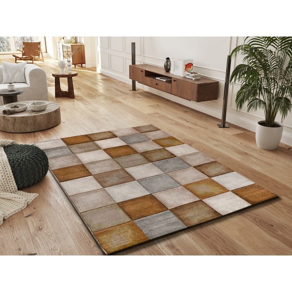 Ķieģeļu sarkans paklājs 200x290 cm Lena – Universal-image-1