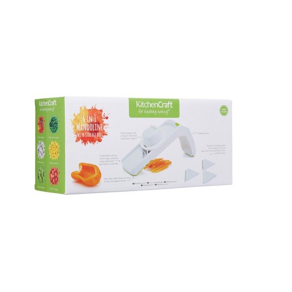 Kitchen Craft veselīgas ēšanas dārzeņu griezējs ar maināmiem asmeņiem-image-3