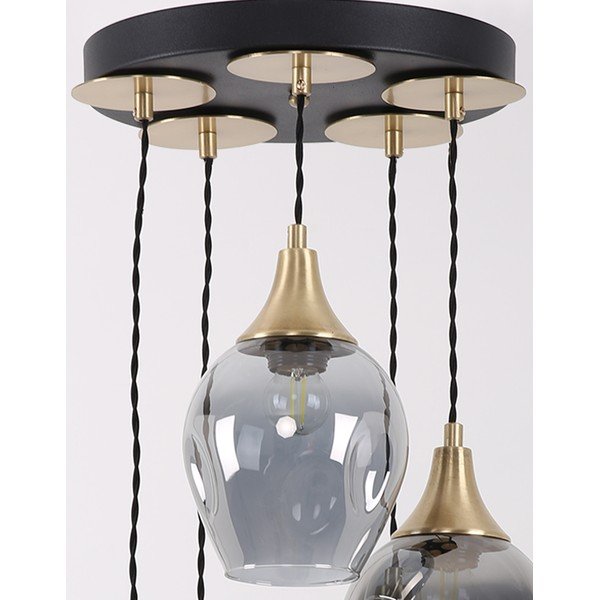 Piekaramā lampa ar stikla abažūru ø 15 cm Marlo – Squid Lighting-image-3