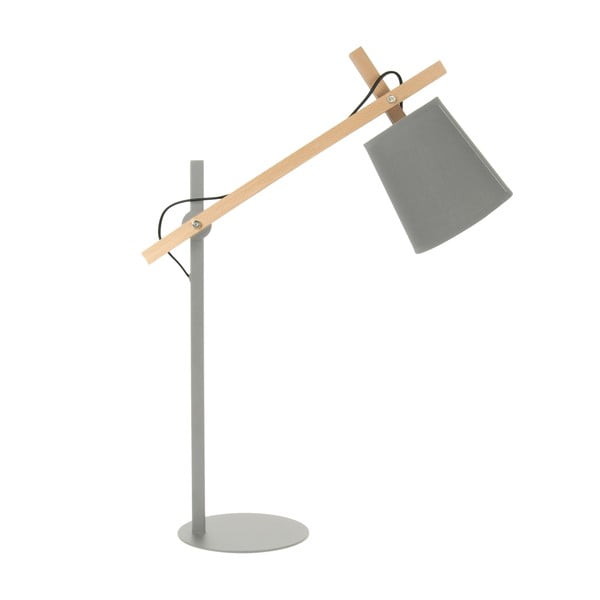 Pelēka galda lampa Leitmotiv Sheer