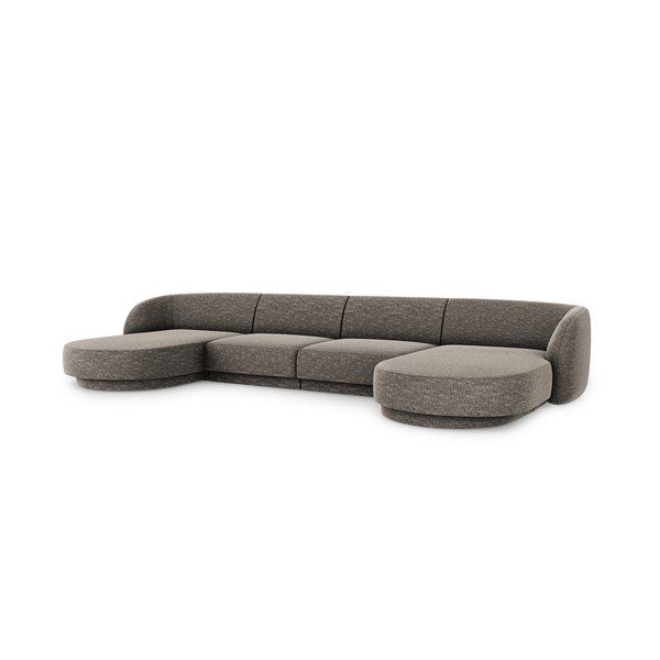 Pelēks stūra dīvāns Miley – Micadoni Home-image-3