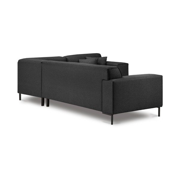 Cosmopolitan Design Seville tumši pelēks stūra dīvāns, kreisais stūris-image-3