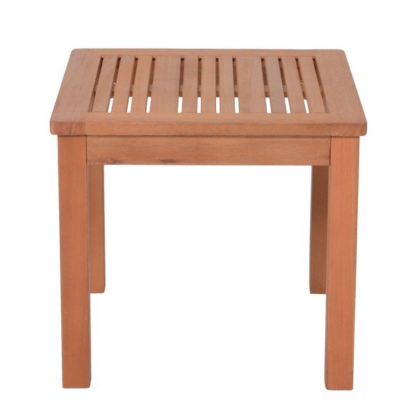 Eikalipta masīvkoka dārza sānu galdiņš 44x44 cm Tucson – Garden Pleasure-image-1